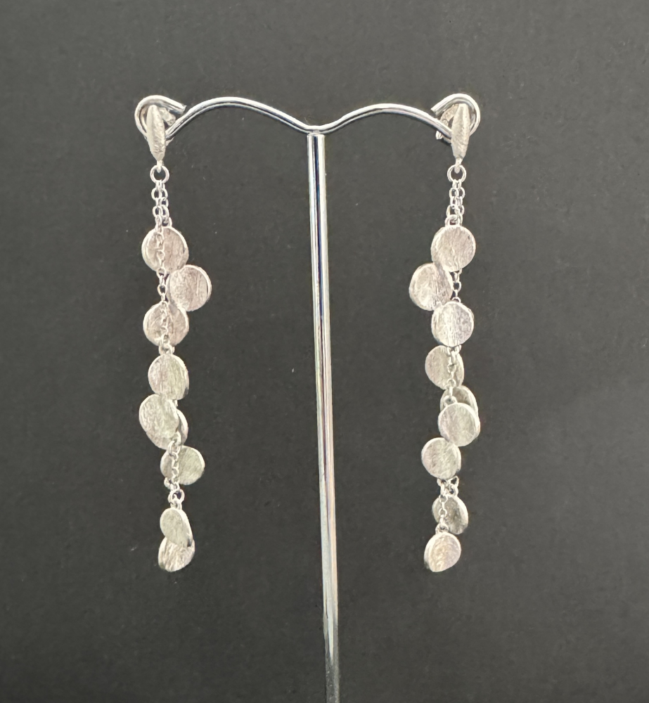 Ohrstecker 925 Silber mit runden Plättchen